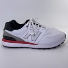 New Balance 574 Greens V2 Mg574wk White black Men Spikeless Golf Shoes Size 10