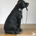 Staffordshire Bull Terrier Ornament Leonardo Walkies Black Staffie Gift Boxed