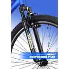 Men s 29  Flexor Dual Suspension Mountain Pro Bike Off Road Tires 21-speed  Blue