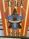 New Disney Lilo And Stitch Halloween Trick Or Trick Wooden Wall Art Collectible