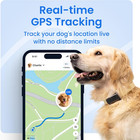 Smart Dog Gps Tracker   Live Pet Tracker With Virtual Fence   Vital Signs Monito
