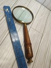 Vintage Nautical Magnifying Glass Ancor Inlay