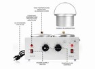 1 2l Double Portable Wax Warmer Machine For Painless Hair Removal