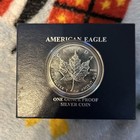 Canada  5 Dollars 2009  maple Leaf  Silver 1oz Coin   9999  New In Capsule