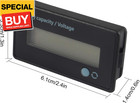 Dc 12v Battery Meter Battery Capacity Voltage Monitor Gauge Indicator Dc 24v 36v