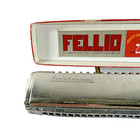 Vtg Rare Htf Estate Fellio Chromatic Harmonica  Kanto-gakki-kogyo-hozile