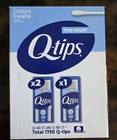 Q-tips Cotton Swabs 1750 Count Total 100  Pure Cotton Paper Stick 3 Pack Value 