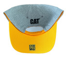 Caterpillar Cat Equipment Gray   Yellow Dozer Sandwich Snapback Cap hat