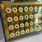 Vintage Cutting Edge Stamp Ink Pad Set With Case Colorful Craft Scrapbooking Set