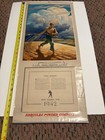Vintage Very Rare 1942 Hercules Gun Powder Company Advertising 12 Mth Calendar