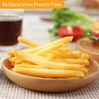 Artificial French Fries 36 Pack Realistic Fake Food For Display Faux Fries Fo   
