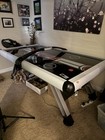 Espn Espn Air Air Hockey Table W  Electronic Scorer  Paddles   Pucks
