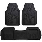  Automotive Floor Mats Universal Fit Climaproof For All Weather Black