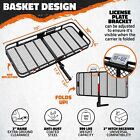 Mockins 70 x30 x6  Tow Hitch Cargo Carrier With License Plate Holder  40 Cu ft 