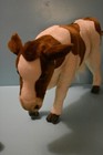 Hansa 20  Vaca Brown   White Cow   4983 Plush Mint With Tag 2004 Retired Mint