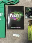 Wicked 20th Anniversary London Commemorative Brochure  Bag  Perfume  And Card