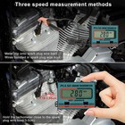 Small Engine Tachometer Digital Chainsaw Rpm Gauge Tiny Tach Hour Meter With Cli