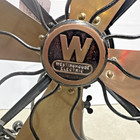 Antique Westinghouse Electric 4 Brass Blade 3 Speed Fan