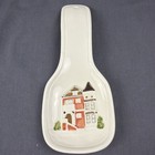 Vtg Otagiri Victorian House Spoon Rest Japan 1980 Painted Ladies Orange Brown