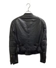 Harley-davidson Sheepskin Leather Motorcycle Jacket Made In Japan Size 40 Black