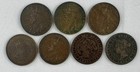 7-coin Lot Canadian Large Cent Bronze 1c Canada Seven Coin Assorted 1888-1919