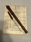 Vintage Wood Flute  Instrument  Made In - 12  Two Pieces W Sheet Music            