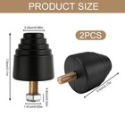 2pcs Suspension Bump Stop  9 9101g Door Anti-collision Rubber Pads  Rear Leaf