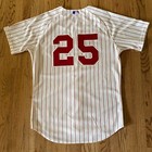 2014 Philadelphia Phillies Tbtc Tbc Team Issued Game Worn Majestic Jersey Sz 46