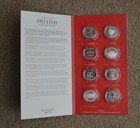 The Best Of British Collection Silver Plated Proof Coin medal Set