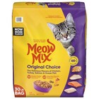 Meow Mix Original Choice Dry Cat Food 30lb 2 Pack Complete Balanced Nutrition