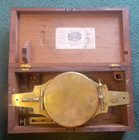Early W   Le Gurley Civil Engineers Surveyors Instrument With Cover   Orig  Box
