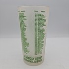 1949 Official Kentucky Derby Frosted Mint Julep Glass- he Has Seen Them All 