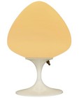 Stemlite Table Lamp By Designline In Gloss White - Mid Century Retro Lamps
