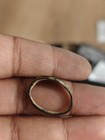 Ancient Bronze Ring Genuine Roman Byzantine Ornamented Collectible Dark Patina