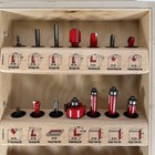 New Freud 26 Piece Artisan Router Bit Set Model Number 92-100