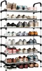 7-tier Multifunctional Metal Shoe Rack Organizer For Entryway hallways bedrooms