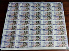 De La Rue 1 Varinota  Test Note Beethoven Specimen 2 Stages Uncut Sheets Lot 2