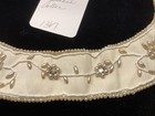 1367    vintage Pearl Beaded Satin 1950s Collar Japan