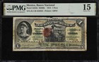 1913 El Banco Nacional De Mexico One Peso Banknote P  S255b Locomotive Vignette