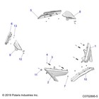 Polaris Accent Light Assembly  Front  Genuine Oem Part 2414544  Qty 1