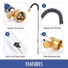 24 000 Btu Propane Torch Weed Burner Ice Melter Self Lighting