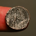 Ks12-56  Kushano-sasanian  Ardashir I  C  230-245ad    Goddess Anahita Enthroned