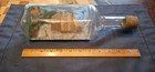  tony   Mantez - 1960 s  Large 12 In  Ship In A Bottle W  Coastal Village Motif
