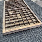 Antique Hamilton Printer s Drawer Letterpress Type Tray Shadowbox Free-freight  
