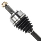1pc Cv Axle Shaft Assembly Right Front Passenger Side Black Coating Neoprene 4wd