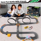 Slot Car Race Track Set Electric Powered Race Track Dual Racing Car Track Set