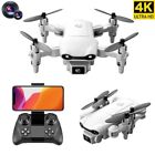 Rc Drone 4k Hd Dual Camera Wide Angle Wifi Fpv Foldable Quadcopter With Battery