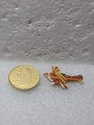 Pitts Special Aerobatics Aircraft Enamel Lapel Pin Red White Rubber Back