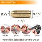 Cal 45acp  45 Red Dot Laser Brass Bore Sighter Cartridge Boresight For Hunting