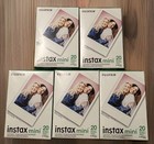 Lot Of 5 - 100 Sheets Of Fujifilm Instax Mini Instant Film - Brand New Sealed 